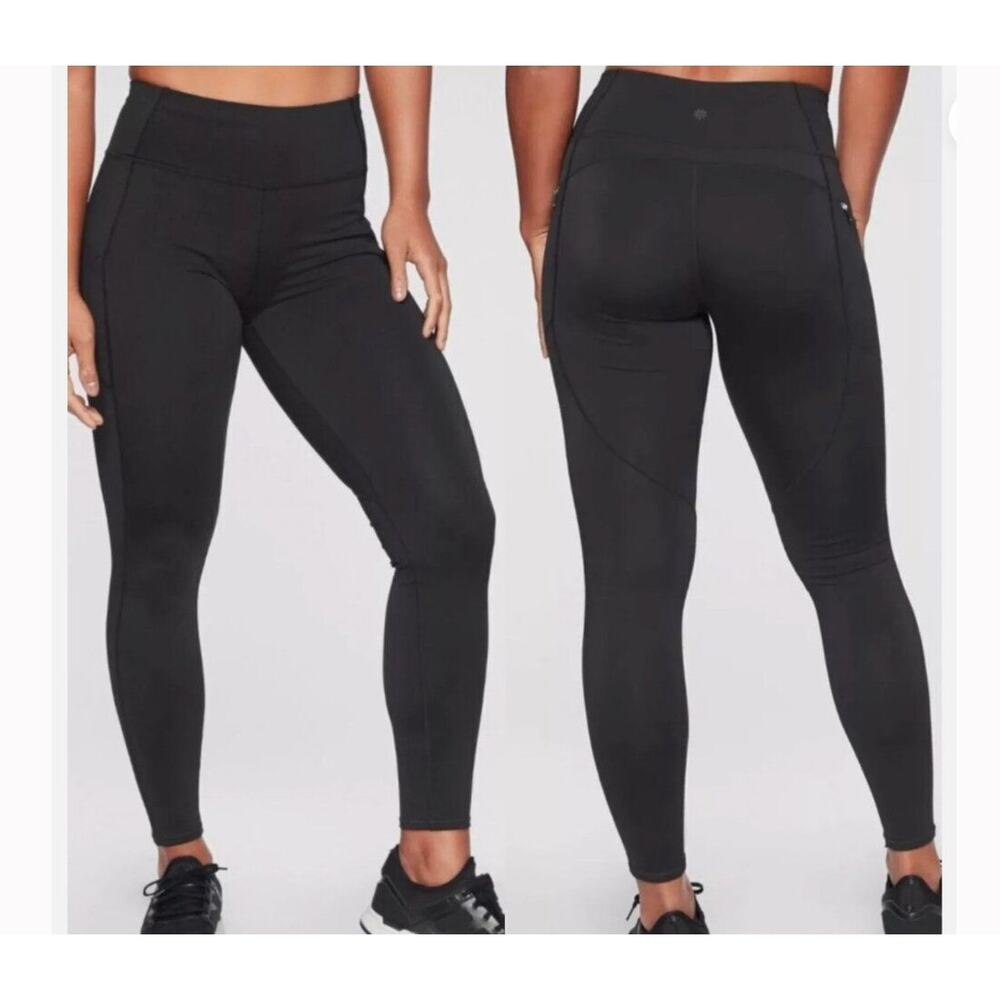 Athleta Contender Tight Womens Size S/P in Black Activewear Gym Workouts